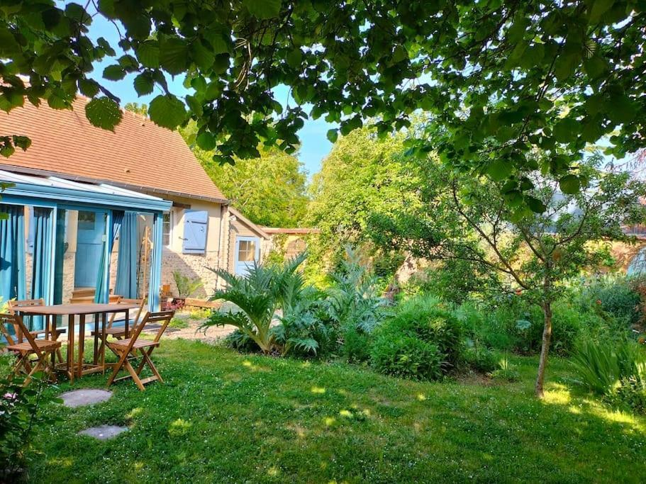Charmante Maisonnette En Pierre Écardenville-sur-Eure Buitenkant foto